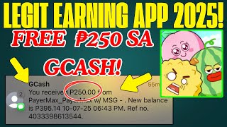 FREE ₱250 SA GCASH USING THIS GCASH EARNING APP 2025 | FRUIT BOOM TIPS/TRICKS | ₱25 MINIMUM CASHOUT!