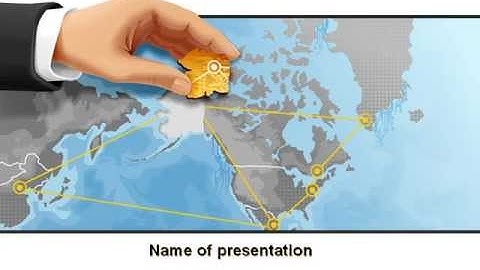 Tornado On The Road PowerPoint Template by PoweredTemplate.com