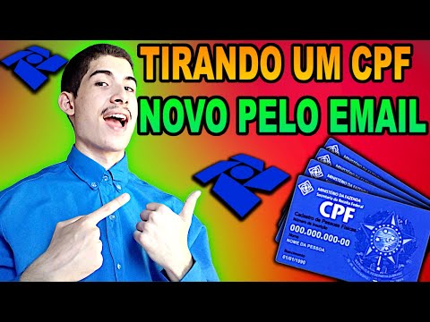 Como TIRAR um CPF NOVO, GRATUITAMENTE, pelo EMAIL da RECEITA FEDERAL