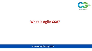 Computer Software Assurance | Agile CSA | Compliance Group Inc