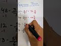 fraction Trick #easylearning #maths #ytshorts #shortsfeed #viral #yutubeshorts #fractions #trending