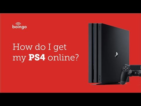 How do I get my PS4 online?