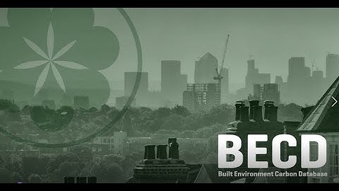 Introduction to the Built Environment Carbon Database