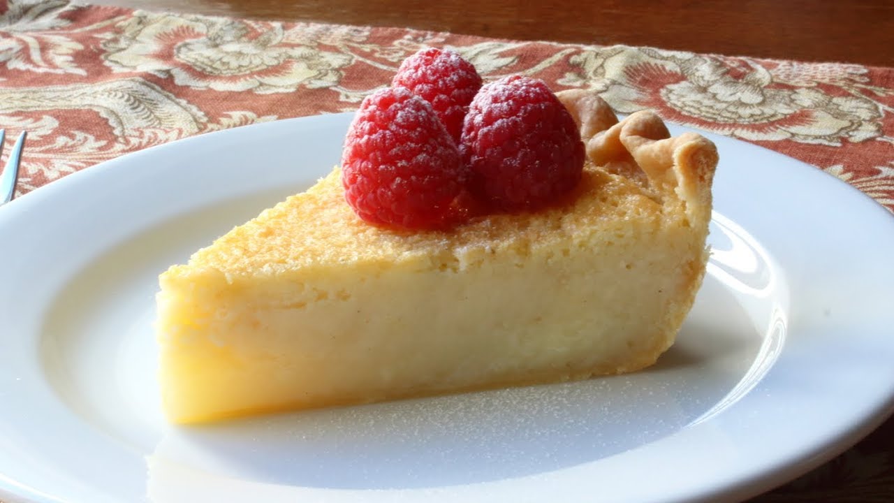 Buttermilk Pie - Southern-Style Buttermilk Pie Recipe - YouTube