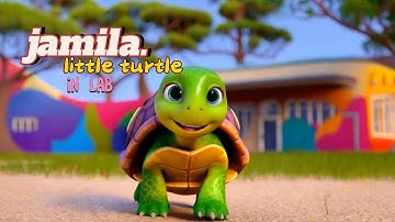 Jamila the Curious Turtle • kids song • Jamila in lab 🧪