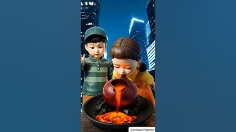 Squid Game AI Lava Onion ASMR #squidgame #squidgame2 #ai #asmr