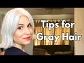 How To Care For Gray Hair #haircaretips #grayhairjourney