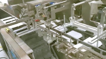 automatic surgical face masks boxing cartoner equipment Máquina estuchadora de máscaras