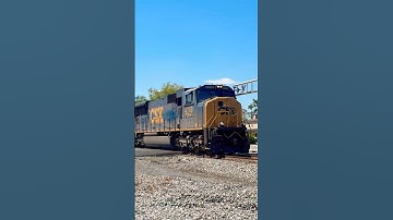 CSXT SD70MAC 4749 leads on CSX X541-10 with a Sick RL K5LA on 09/13/2025 #Shorts #train
