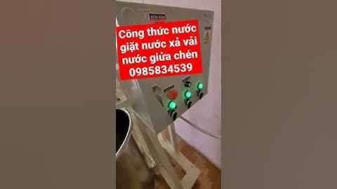 Công thức nước giặt nước xả vải comfort công thức Sơn