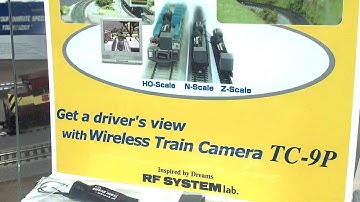 Wireless TRAIN CAMERA TC-9 RF System Lab Japan HO Atlas box car