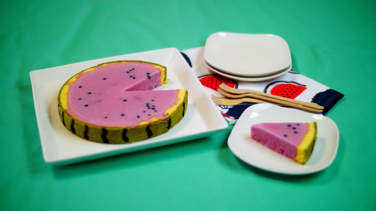 Watermelon ice cream cake recipe 