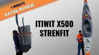 1 Minute Kayak Review Itiwit X500 Strenfit Inflatable High Performance Drop Stitch Kayak, Decathlon