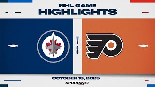 Nhl Highlights Jets Vs. Flyers - October 16, 2025