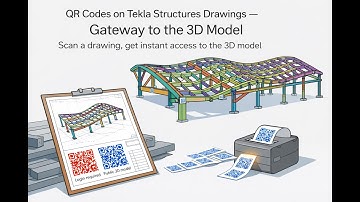 QR Codes on Tekla Structures Drawings: Gateway to the 3D Model
