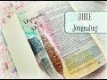 PROBANDO NUEVAS TÉCNICAS --  Bible journal con servilleta!