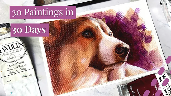 Things I WISH I Knew As A Younger Artist | Corgi OIL PAINTING | 30 Paintings in 30 Days Challenge