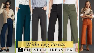 Wide Leg Pant Collection 2024