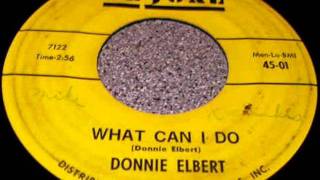 Video thumbnail of "DONNIE ELBERT    What Can I Do    MAR '57"