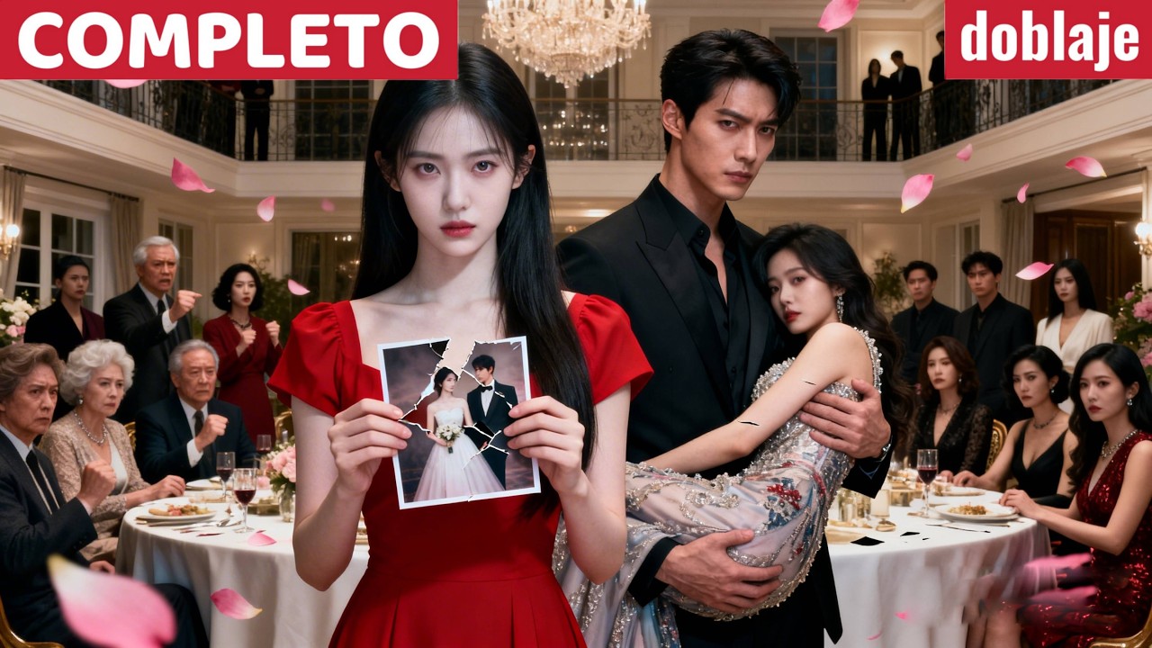 En el banquete la humillaron con vino; era heredera rica, todos se arrodillaron y se fue con el CEO.