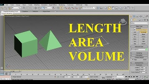 Length Area Volume In 3Ds Max 720p