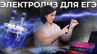 Электролиз Задание №20 | Химия ЕГЭ | NEON School