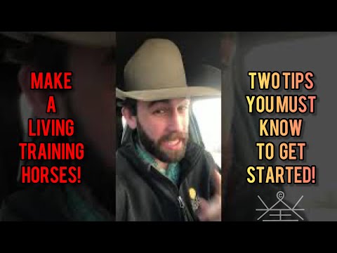 Two Tactical Tips to becoming a FULL TIME [Horse Trainer]!