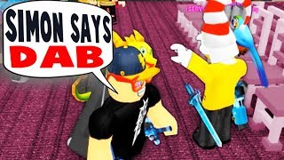 YOUTUBER ONLY SIMON SAYS IN ROBLOX!!