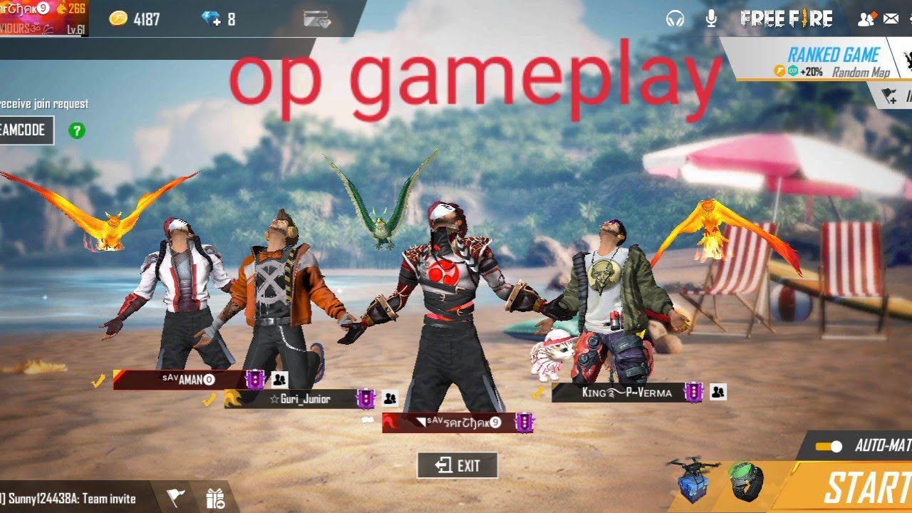 What is meant by op in free fire?