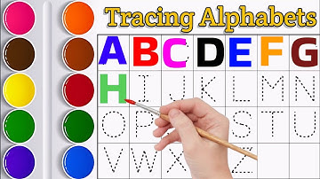 drawing with alphabets and numbers | how to draw alphabet letters in style | a to z coloring drawing