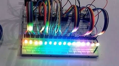 How to Control a TON of RGB LEDs using 74HC595 and Arduino UNO