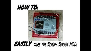 How to Easily Wire the System Sensor MDL Sync Module to a Fire Alarm