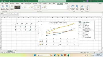 Drawing multiple lines in one Excel Graph