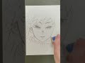 冨岡義勇を描く。#shorts ・模写・シャープペン画。鬼滅の刃【DEMON SLAYER】 TOMIOKA GIYU　drawing