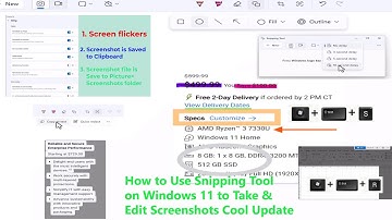 How to Use Snipping Tool on Windows 11 to Take & Edit Screenshots | Cool New Update