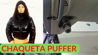 DIY-CASACA CHAQUETA PUFFER CROP DE MUJER | Mundo de la Costura