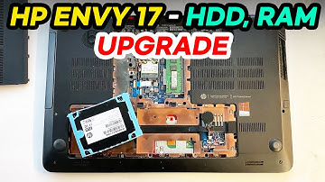 HP Envy 17 Memory & Hard Drive Upgrade (RAM, SSD Replacement)