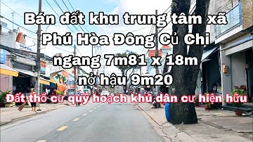 Nhà đất củ chi | giá rẻ | giới thiệu | Lô đất vị trí đẹp tại khu dân đông đúc 160m2 đất thổ cư