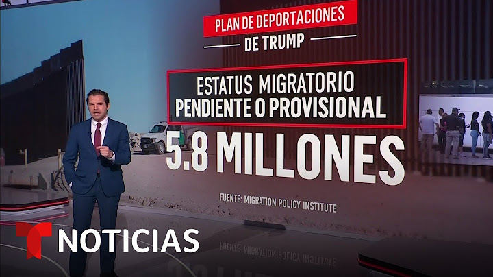 Reportan que Trump puede revocar el estatus de millones de inmigrantes el lunes | Noticias Telemundo