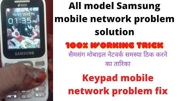 Samsung B310E Network Problem Fix Solution with Keypad b110e no problem