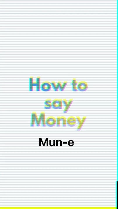 how-to-pronounce-money-youtube