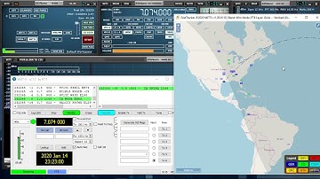 MLA-30 Active Loop Antenna - Decoding FT8 digital mode on the 40 meter band