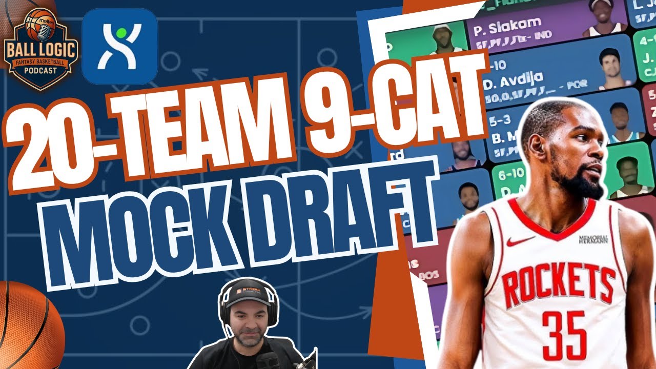 NBA Fantasy Basketball | Mock Draft Sunday | Diamond Hunting in 20 Team Drafts