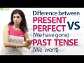 Present Perfect tense (We have gone) and Simple past tense (we went) – English Grammar Lesson