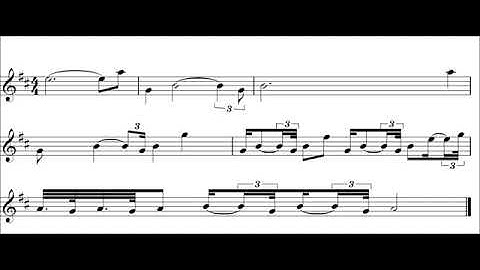 Great Highland Bagpipes Intermediate Exercise 38 – high pitch normal speed