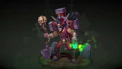 Mortician Idle - Spine 2d animation