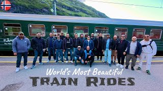 One Of The Worlds Most Beautiful Train Rides Flåm To Myrdal Norway