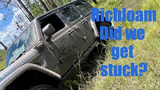 Richloam WMA Off-Road Adventure: Did We Get Stuck? Jeep 4XE