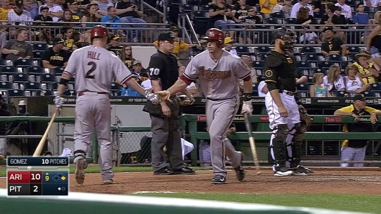 ARI@PIT: D-backs push across seven runs in the 9th