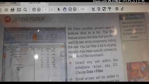 Class-8 Computer. Ch-4 Using Excel as Database (Part-2)